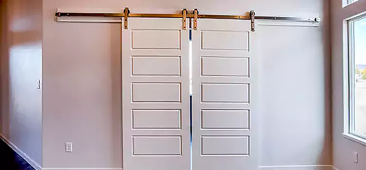 Glass Barn Door with Installation Hardware Kit San Angelo